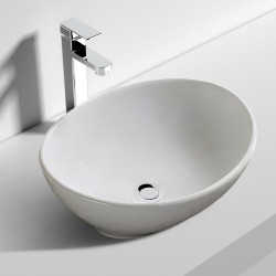 410*330*145mm Bathroom Oval Above Counter White Ceramic Wash Basin 410*330*145mm Bathroom Oval Above Counter White Ceramic Wash Basin